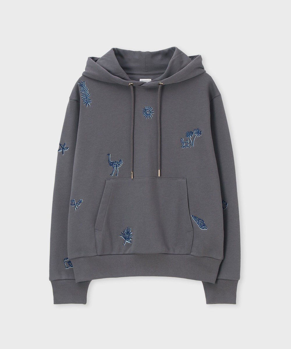 【ポール スミス/Paul Smith】のエンブロイダリー デザイン パーカ 人気、トレンドファッション・服の通販 founy(ファニー) 　ファッション　Fashion　レディースファッション　Fashion for Women　トップス・カットソー　Cut & Sew Tops　レディースパーカー・カジュアルフーディー　Casual Hoodies & Sweatshirts　おすすめ　Recommended / Our Picks　エンブロイダリー　Embroidery Design　カーゴパンツ　Cargo Pants, Utility Pants　スラックス　Slacks, Dress Pants　デニム　Denim, Jeans Material　パーカー　Hoodie, Parka　フロント　Front, Front Design　ベーシック　Basic, Essential　モチーフ　Motif, Design Theme　リラックス　Relax, Relaxed Fit　夏　Summer　S/S・春夏　SS, Spring/Summer, Warm Season　A/W・秋冬　Autumn/Winter　 other-1|ID: prp329100004797427 ipo3291000000035585306