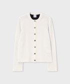 【ポール スミス/Paul Smith】のバイカラー スリット カーディガン オフホワイト|ID: prp329100004797430 ipo3291000000034807472