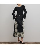 【グレース コンチネンタル/GRACE CONTINENTAL】のエンブロイダリータイトスカート ブラック|ID: prp329100004797433 ipo3291000000035701834