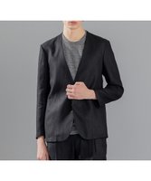 【ジョゼフ オム/JOSEPH HOMME / MEN】のペアースキンリネン ノーカラージャケット 人気、トレンドファッション・服の通販 founy(ファニー) ファッション Fashion メンズファッション Fashion for Men アウター Men's Coats Outerwear ジャケット Jacket, Outerwear セットアップ Set-Up, Coordinated Outfit フロント Front, Front Design リラックス Relax, Relaxed Fit エレガント 上品 Elegant 夏 Summer 春 Spring S/S・春夏 SS, Spring/Summer, Warm Season |ID:prp329100004798630