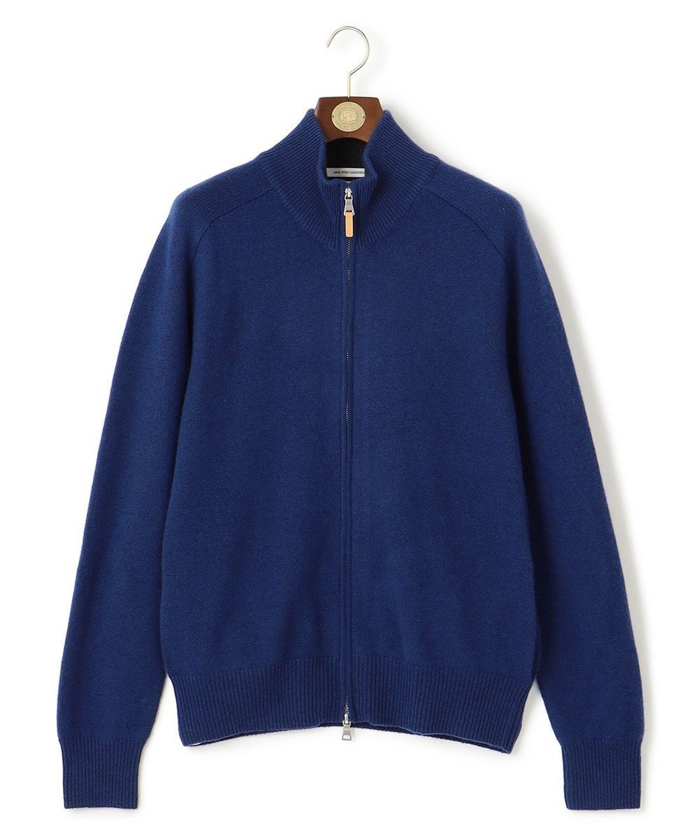 【ジェイ プレス/J.PRESS / MEN】のカシミア フルジップ カーディガン インテリア・キッズ・メンズ・レディースファッション・服の通販 founy(ファニー) ファッション Fashion メンズファッション Fashion for Men トップス・カットソー Cut & Sew Tops カーディガン / 羽織り Cardigans カーディガン Cardigan, Knitwear セーター Sweater, Knitwear プレーン Plain, Simple ミドル Middle Length, Mid Height A/W・秋冬 Autumn/Winter ブルー系|ID: prp329100004798633 ipo3291000000034817074