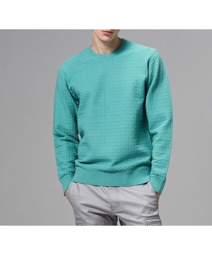 【ジョゼフ オム/JOSEPH HOMME / MEN】の新柄【イージーケア】 ヴィスコースリンクス クルーネックニット インテリア・キッズ・メンズ・レディースファッション・服の通販 founy(ファニー) https://founy.com/ ファッション Fashion メンズファッション Fashion for Men トップス・カットソー Cut & Sew Tops ニット・セーター / 定番トップス Knit Tops & Sweaters シンプル Simple, Minimal セーター Sweater, Knitwear フィット Fit, Slim Fit ボーダー Border, Stripe レギュラー Regular, Standard Fit ロング Long, Long-Length 夏 Summer 春 Spring S/S・春夏 SS, Spring/Summer, Warm Season |ID: prp329100004798636 ipo3291000000034817088