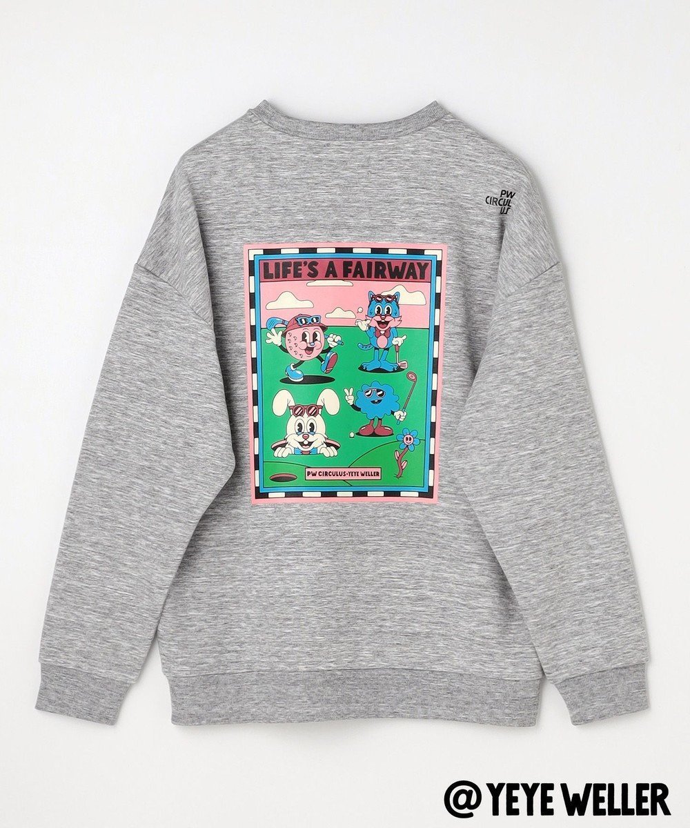 【ピーダブリュサーキュラス/PW CIRCULUS】の【UNISEX】【コラボアイテム】Yeyeコラボ スウェット ゴルフ インテリア・キッズ・メンズ・レディースファッション・服の通販 founy(ファニー) ファッション Fashion レディースファッション Fashion for Women トップス・カットソー Cut & Sew Tops レディースパーカー・カジュアルフーディー Casual Hoodies & Sweatshirts スウェット・クルーネックトップス Sweatshirts & Crewnecks / Relaxed Fit Sweat Tops カラフル Colorful Design キャラクター Character, Licensed Characters グラフィック Graphic, Graphic Design コラボ Collaboration, Collab スウェット / スエット Sweatshirt, Sweatwear モックネック Mock Neck, Short Turtleneck ユニセックス Unisex, Genderless ワンポイント One Point, Statement Accent A/W・秋冬 Autumn/Winter ゴルフ Golf グレー系|ID: prp329100004798648 ipo3291000000034817126