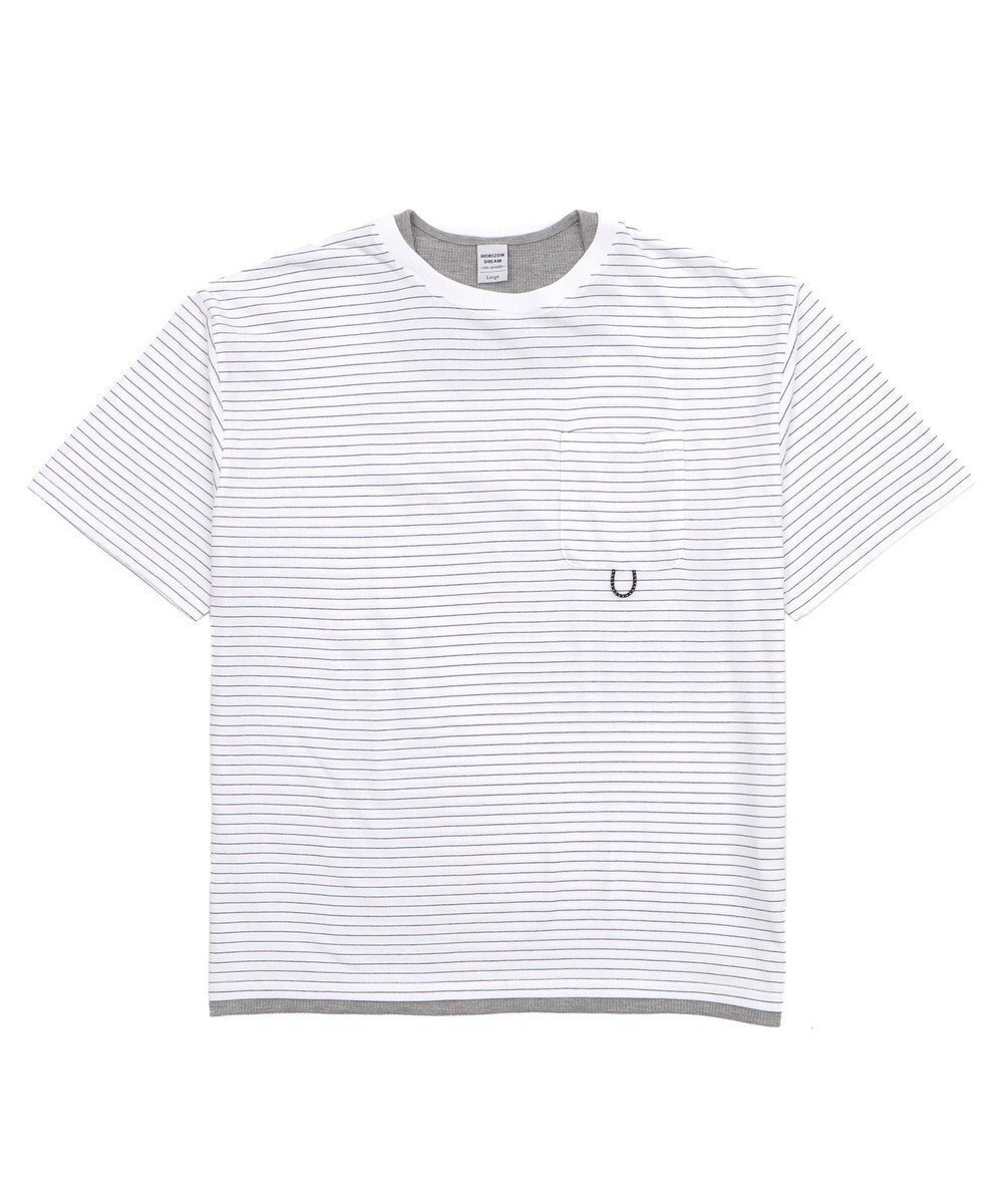 【ウィゴー/WEGO / MEN】のマイクロボーダーワッフルフェイクT インテリア・キッズ・メンズ・レディースファッション・服の通販 founy(ファニー) ファッション Fashion メンズファッション Fashion for Men トップス・カットソー Cut & Sew Tops メンズシャツ Shirts おすすめ Recommended / Our Picks カットソー Cut and Sewn Top カーゴパンツ Cargo Pants, Utility Pants スマホ Smartphone, Mobile Device デニム Denim, Jeans Material ボーダー Border, Stripe ワッフル Waffle, Waffle Knit 夏 Summer 春 Spring S/S・春夏 SS, Spring/Summer, Warm Season ホワイト|ID: prp329100004798649 ipo3291000000034817137