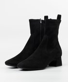 【ボントレ/BONTRE】の【UNISA/ウニサ】ショートヒールストレッチブーツ ブラック|ID: prp329100004798650 ipo3291000000034817148