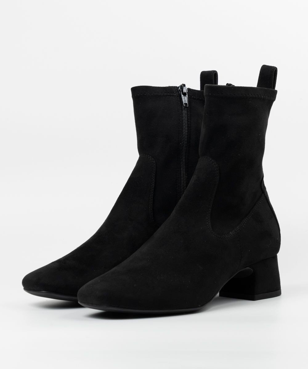 【ボントレ/BONTRE】の【UNISA/ウニサ】ショートヒールストレッチブーツ インテリア・キッズ・メンズ・レディースファッション・服の通販 founy(ファニー) ファッション Fashion レディースファッション Fashion for Women エレガント 上品 Elegant ショート Short, Short Length ストレッチ Stretch, Stretchy Fabric A/W・秋冬 Autumn/Winter ブラック|ID: prp329100004798650 ipo3291000000034817148