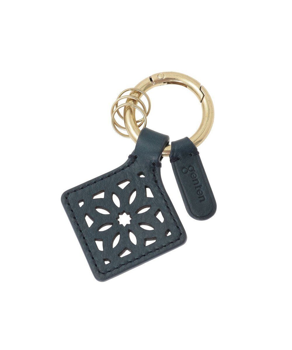 【ゲンテン/genten】のアーガイルカットワーク キーリング インテリア・キッズ・メンズ・レディースファッション・服の通販 founy(ファニー) ファッション Fashion レディースファッション Fashion for Women ミニ財布・二つ折り財布 Wallets & Card Cases イタリア Italy キーホルダー Keychain, Key Holder フランス France, French 財布 Wallet, Purse ネイビーブルー|ID: prp329100004798665 ipo3291000000034817211