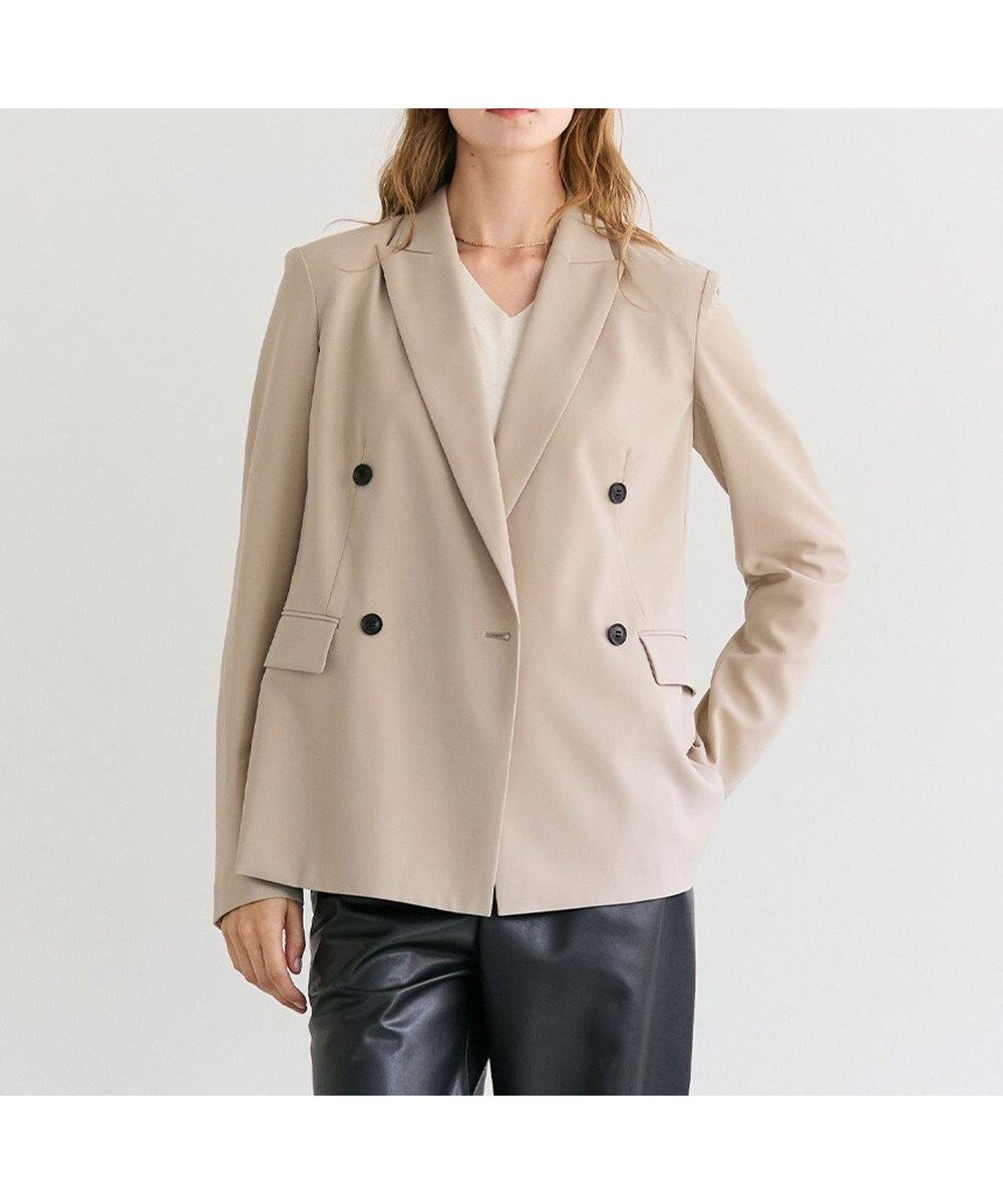 【ベイジ,/BEIGE,】の【セットアップ対応】SPHENE / ダブルブレストピークドラペルジャケット インテリア・キッズ・メンズ・レディースファッション・服の通販 founy(ファニー) ファッション Fashion レディースファッション Fashion for Women アウター Coat / Outerwear Collection レディースジャケット・軽アウター Jackets オケージョン Occasion Wear 洗える Machine Washable カーディガン Cardigan, Knitwear クラシック Classic, Timeless Style ジャケット Jacket, Outerwear ストレッチ Stretch, Stretchy Fabric セットアップ Set-Up, Coordinated Outfit ダブル Double, Double-Breasted ツイル Twist, Twisted Detail デニム Denim, Jeans Material マニッシュ Mannish, Boyish ロング Long, Long-Length ワイド Wide, Wide Fit Beige|ID: prp329100004798684 ipo3291000000034817271
