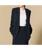 【ベイジ,/BEIGE,】の【セットアップ対応】SPHENE / ダブルブレストピークドラペルジャケット 人気、トレンドファッション・服の通販 founy(ファニー) ファッション Fashion レディースファッション Fashion for Women アウター Coat / Outerwear Collection レディースジャケット・軽アウター Jackets オケージョン Occasion Wear 洗える Machine Washable カーディガン Cardigan, Knitwear クラシック Classic, Timeless Style ジャケット Jacket, Outerwear ストレッチ Stretch, Stretchy Fabric セットアップ Set-Up, Coordinated Outfit ダブル Double, Double-Breasted ツイル Twist, Twisted Detail デニム Denim, Jeans Material マニッシュ Mannish, Boyish ロング Long, Long-Length ワイド Wide, Wide Fit thumbnail Navy|ID: prp329100004798684 ipo3291000000034817272