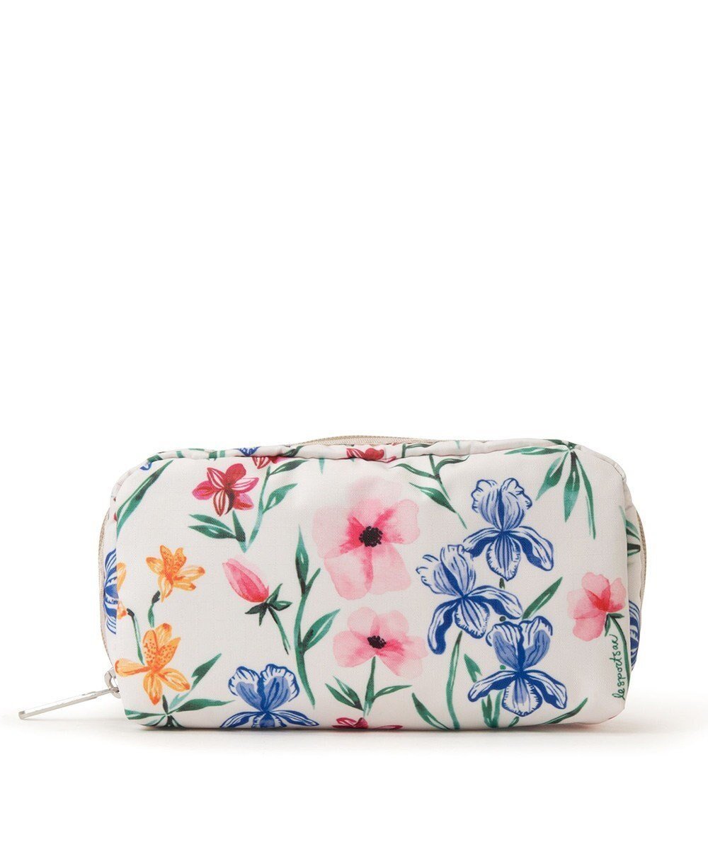 【レスポートサック/LeSportsac】のRECTANGULAR COSMETIC/ウォーターカラーボタニカル インテリア・キッズ・メンズ・レディースファッション・服の通販 founy(ファニー) ファッション Fashion レディースファッション Fashion for Women ミニ財布・二つ折り財布 Wallets & Card Cases ポーチ&ミニバッグ Pouches & Mini Bags カラフル Colorful Design スクエア Square, Square Shape ポケット Pocket, Pocket Detail ポーチ Pouch, Small Case エレガント 上品 Elegant 財布 Wallet, Purse ウォーターカラーボタニカル|ID: prp329100004798702 ipo3291000000034817320