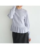 【イェッカ ヴェッカ/YECCA VECCA】の金釦ペプラムニット 人気、トレンドファッション・服の通販 founy(ファニー) ファッション Fashion レディースファッション Fashion for Women トップス・カットソー Cut & Sew Tops ニット Knit Tops & Sweaters ショルダー Shoulder, Shoulder Strap セーター Sweater, Knitwear ベーシック Basic, Essential ペプラム Peplum, Flared Hem ポケット Pocket, Pocket Detail エレガント 上品 Elegant A/W・秋冬 Autumn/Winter thumbnail Light Blue|ID: prp329100004798711 ipo3291000000034817346