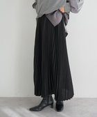 【イェッカ ヴェッカ/YECCA VECCA】のサテンプリーツスカート 人気、トレンドファッション・服の通販 founy(ファニー) ファッション Fashion レディースファッション Fashion for Women スカート Skirts プリーツスカート / 上品フェミニンスタイル Pleated Skirts サテン Satin, Glossy Fabric ジャケット Jacket, Outerwear スマート Smart, Elegant プリーツ Pleats, Pleated ポケット Pocket, Pocket Detail ロング Long, Long-Length A/W・秋冬 Autumn/Winter thumbnail Black|ID: prp329100004798713 ipo3291000000035392523
