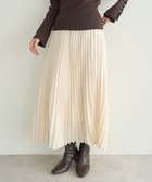 【イェッカ ヴェッカ/YECCA VECCA】のサテンプリーツスカート Ivory|ID: prp329100004798713 ipo3291000000035520953