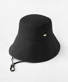 【トッカ/TOCCA】の【UVカット・吸水速乾・抗菌防臭・洗える・サイズ調整可】TRIM RIBBON WIDE BRIM HAT ハット ブラック系|ID: prp329100004798717 ipo3291000000034817369