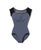 【チャコット/Chacott】のフレンチスリーブレオタード アイアンブルー|ID: prp329100004798721 ipo3291000000034817400