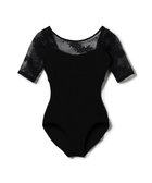 【チャコット/Chacott】のハーフスリーブレオタード ブラック|ID: prp329100004798723 ipo3291000000034817412