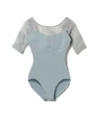 【チャコット/Chacott】のハーフスリーブレオタード アクアグリーン|ID: prp329100004798723 ipo3291000000034817413