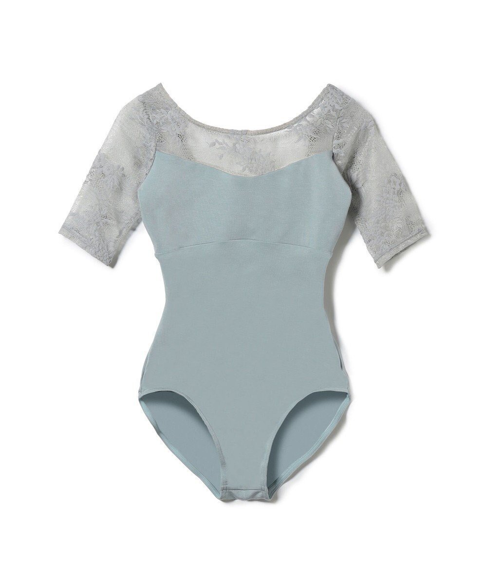 【チャコット/Chacott】のハーフスリーブレオタード インテリア・キッズ・メンズ・レディースファッション・服の通販 founy(ファニー) ファッション Fashion レディースファッション Fashion for Women カッティング Cutting Detail ストレッチ Stretch, Stretchy Fabric チェック Check, Plaid, Tartan ベビー Baby, Babywear ヨーク Yoke, Yoke Design レース Lace, Lace Fabric エレガント 上品 Elegant アクアグリーン|ID: prp329100004798723 ipo3291000000034817413