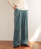 【グリーンパークス/Green Parks】のぽかぽか裏起毛ベロアイージーパンツ Sax|ID: prp329100004798728 ipo3291000000035627880