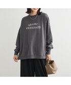 【グリーンパークス/Green Parks】の裏起毛ルーズサイズロゴプルオーバー Charcoal Gray|ID: prp329100004798737 ipo3291000000035555615