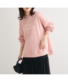 【グリーンパークス/Green Parks】の裏起毛ルーズサイズロゴプルオーバー Pink|ID: prp329100004798737 ipo3291000000035555618