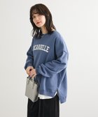 【グリーンパークス/Green Parks】の裏起毛ルーズサイズロゴプルオーバー Navy|ID: prp329100004798737 ipo3291000000035555623