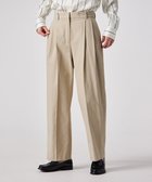 【ポール スミス/Paul Smith】のコットンギャバジン タックパンツ ライトベージュ|ID: prp329100004798741 ipo3291000000034922678