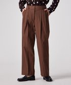 【ポール スミス/Paul Smith】のコットンギャバジン タックパンツ チェスナット|ID: prp329100004798741 ipo3291000000034922679