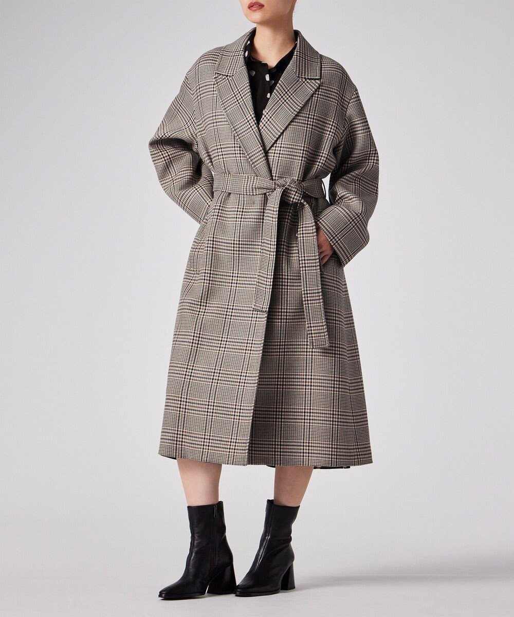 【ポール スミス/Paul Smith】のクラシックチェック ロングコート インテリア・キッズ・メンズ・レディースファッション・服の通販 founy(ファニー) 　ファッション　Fashion　レディースファッション　Fashion for Women　アウター　Coat / Outerwear Collection　コート・ロングコート・ピーコート　Long Coats, Peacoats & More　レディースジャケット・軽アウター　Jackets　チェスターコート・ロング丈アウター　Chester Coats / Chesterfield Long Coats　イタリア　Italy　インナー　Innerwear　エレガント 上品　Elegant　クラシック　Classic, Timeless Style　シンプル　Simple, Minimal　ジャケット　Jacket, Outerwear　チェスターコート　Chester Coat, Long Coat　チェック　Check, Plaid, Tartan　トレンド　Trend, Trending Now　リラックス　Relax, Relaxed Fit　ロング　Long, Long-Length　夏　Summer　S/S・春夏　SS, Spring/Summer, Warm Season　A/W・秋冬　Autumn/Winter　サンドブラウン|ID: prp329100004798742 ipo3291000000034922681