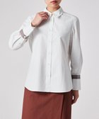 【ポール スミス/Paul Smith】のSignature Stripe カフス ブラウス オフホワイト|ID: prp329100004798743 ipo3291000000034922683