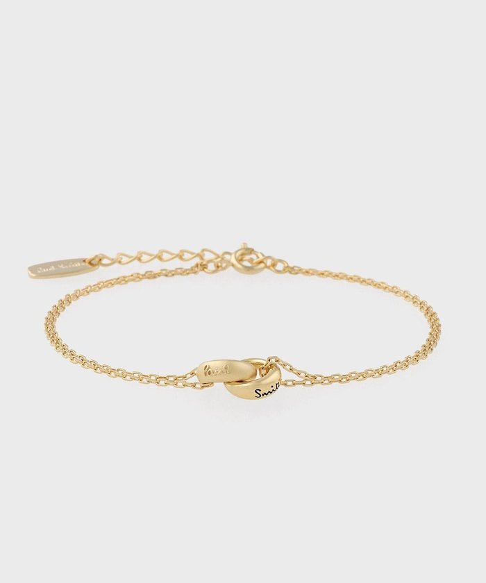 【ポール スミス/Paul Smith】のDouble Ring Motif ブレスレット インテリア・キッズ・メンズ・レディースファッション・服の通販 founy(ファニー) https://founy.com/ ファッション Fashion レディースファッション Fashion for Women ジュエリー Jewelry ファッションリング Fashion Rings チェーン＆カフブレスレット Cuff & Chain Bracelets おすすめ Recommended / Our Picks アクセサリー Fashion Accessories ギフト プレゼント Gift / Present シンプル Simple, Minimal ジュエリー Jewelry, Accessories チェーン Chain, Chain Strap ブレスレット Bracelet, Wristband モチーフ Motif, Design Theme |ID: prp329100004798747 ipo3291000000034817525