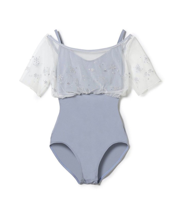 【チャコット/Chacott】のハーフスリーブレオタード インテリア・キッズ・メンズ・レディースファッション・服の通販 founy(ファニー) https://founy.com/ ファッション Fashion レディースファッション Fashion for Women クリスタル Crystal, Swarovski スワロフスキー Swarovski, Crystal Accent チュール Tulip, Tulip Motif パール Pearl, Pearl Accent モチーフ Motif, Design Theme エレガント 上品 Elegant |ID: prp329100004798762 ipo3291000000034817571