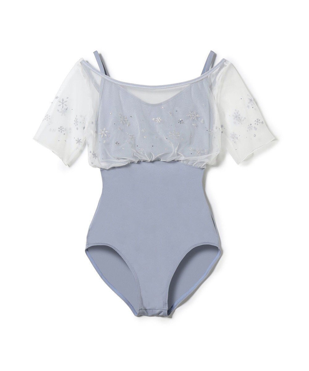 【チャコット/Chacott】のハーフスリーブレオタード 人気、トレンドファッション・服の通販 founy(ファニー) 　ファッション　Fashion　レディースファッション　Fashion for Women　クリスタル　Crystal, Swarovski　スワロフスキー　Swarovski, Crystal Accent　チュール　Tulip, Tulip Motif　パール　Pearl, Pearl Accent　モチーフ　Motif, Design Theme　エレガント 上品　Elegant　 other-1|ID: prp329100004798762 ipo3291000000034817571