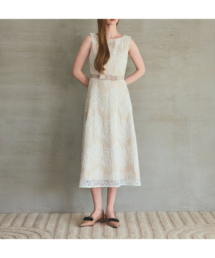 【グレース コンチネンタル/GRACE CONTINENTAL】のレースボーダードレス インテリア・キッズ・メンズ・レディースファッション・服の通販 founy(ファニー) https://founy.com/ ファッション Fashion レディースファッション Fashion for Women ワンピース Dresses フォーマル・パーティードレス・結婚式用ドレス Elegant & Casual Dresses ドレス Dress, One-Piece フレア Flare, Flared ボーダー Border, Stripe リボン Ribbon, Bow レース Lace, Lace Fabric エレガント 上品 Elegant A/W・秋冬 Autumn/Winter |ID: prp329100004798764 ipo3291000000034817581