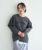 【イェッカ ヴェッカ/YECCA VECCA】の起毛ロゴプルオーバー Charcoal Gray|ID: prp329100004798767 ipo3291000000035893258