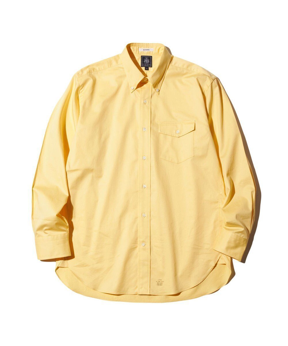 【ジェイ プレス/J.PRESS / MEN】の【J.PRESS ORIGIMALS】FINX COTTON TWILL B.D. SHIRT インテリア・キッズ・メンズ・レディースファッション・服の通販 founy(ファニー) 　ファッション　Fashion　メンズファッション　Fashion for Men　トップス・カットソー　Cut & Sew Tops　メンズシャツ　Shirts　フラップ　Flap, Flap Pocket　ポケット　Pocket, Pocket Detail　夏　Summer　S/S・春夏　SS, Spring/Summer, Warm Season　A/W・秋冬　Autumn/Winter　イエロー系|ID: prp329100004800137 ipo3291000000034826360