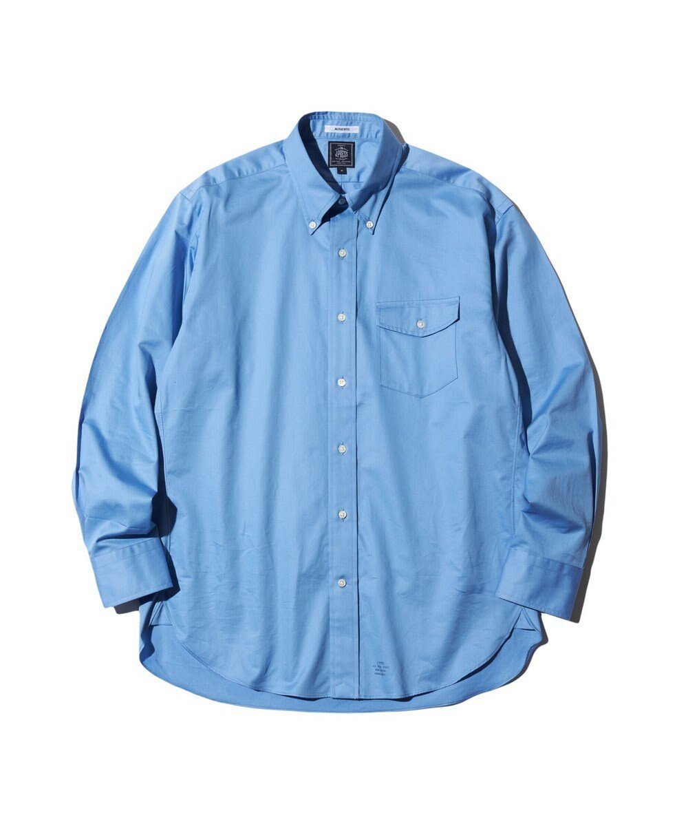 【ジェイ プレス/J.PRESS / MEN】の【J.PRESS ORIGIMALS】FINX COTTON TWILL B.D. SHIRT インテリア・キッズ・メンズ・レディースファッション・服の通販 founy(ファニー) 　ファッション　Fashion　メンズファッション　Fashion for Men　トップス・カットソー　Cut & Sew Tops　メンズシャツ　Shirts　フラップ　Flap, Flap Pocket　ポケット　Pocket, Pocket Detail　夏　Summer　S/S・春夏　SS, Spring/Summer, Warm Season　A/W・秋冬　Autumn/Winter　サックスブルー系|ID: prp329100004800137 ipo3291000000034826362