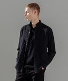 【ジョゼフ オム/JOSEPH HOMME / MEN】のトライジャガードストレッチ ウィングカラーシャツ ブラック系|ID: prp329100004800142 ipo3291000000034826380