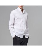 【ジョゼフ オム/JOSEPH HOMME / MEN】の新柄【オリジナル素材】ラティスジャガードストレッチ ウィングカラーシャツ ホワイト系|ID: prp329100004800151 ipo3291000000034826434