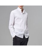 【ジョゼフ オム/JOSEPH HOMME / MEN】の新柄【オリジナル素材】ラティスジャガードストレッチ ウィングカラーシャツ ホワイト系|ID: prp329100004800151 ipo3291000000035598798