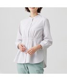 【ジェイ プレス/J.PRESS】の【洗える・接触冷感・UVケア】エステネージュストライプ シャーリング ブラウス グレーストライプ系|ID: prp329100004800155 ipo3291000000034826464