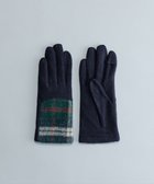 【オルクベット/ORuKuBET】のタータンチェックジャージグローブ (WOMEN)【タッチパネル対応】 ネイビー|ID: prp329100004800158 ipo3291000000034826481