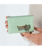 【ツモリチサト キャリー/tsumori chisato CARRY】のキラネコストーン 2つ折り財布 グリーン|ID: prp329100004800175 ipo3291000000034826542