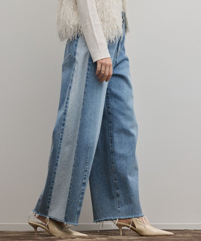 【グレース コンチネンタル/GRACE CONTINENTAL】のサイドラインデニムパンツ インテリア・キッズ・メンズ・レディースファッション・服の通販 founy(ファニー) https://founy.com/ ファッション Fashion レディースファッション Fashion for Women パンツ Pants & Trousers デニムパンツ・ジーンズ・美脚デニム Denim Jeans & Pants デニム Denim, Jeans Material A/W・秋冬 Autumn/Winter |ID: prp329100004800180 ipo3291000000034826554