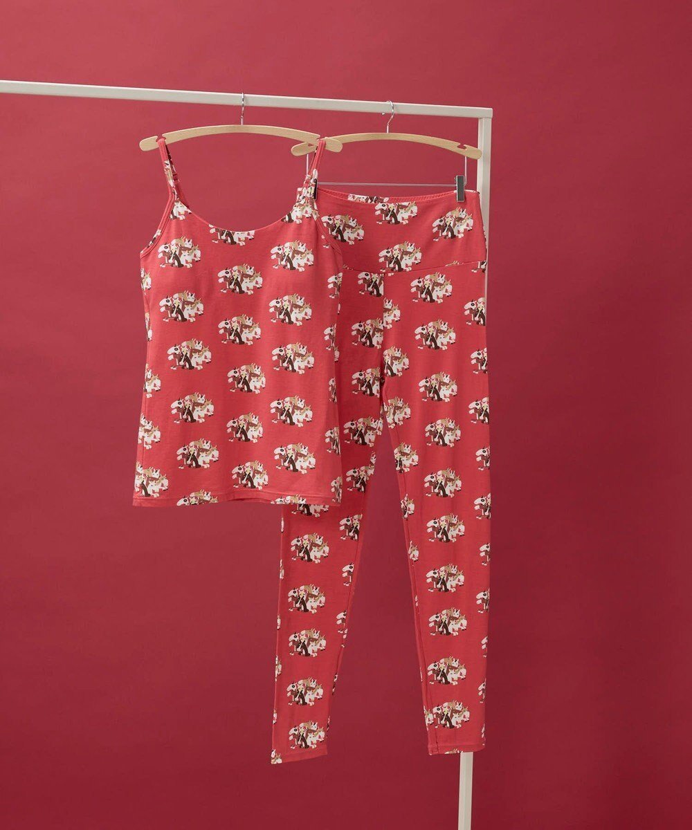 【ウンナナクール/une nana cool】の2026年お年賀「まるっとうまくいく」 ハラマキ付きレギンス インテリア・キッズ・メンズ・レディースファッション・服の通販 founy(ファニー) 　ファッション　Fashion　レディースファッション　Fashion for Women　パンツ　Pants & Trousers　レギンス　Leggings & Stretch Pants　アンダー　Underwear Essentials　インナー　Innerwear　プリント　Print, Printed Pattern　レギンス　Leggings, Stretch Pants　A/W・秋冬　Autumn/Winter　S/S・春夏　SS, Spring/Summer, Warm Season　夏　Summer　レッド|ID: prp329100004800191 ipo3291000000034826589