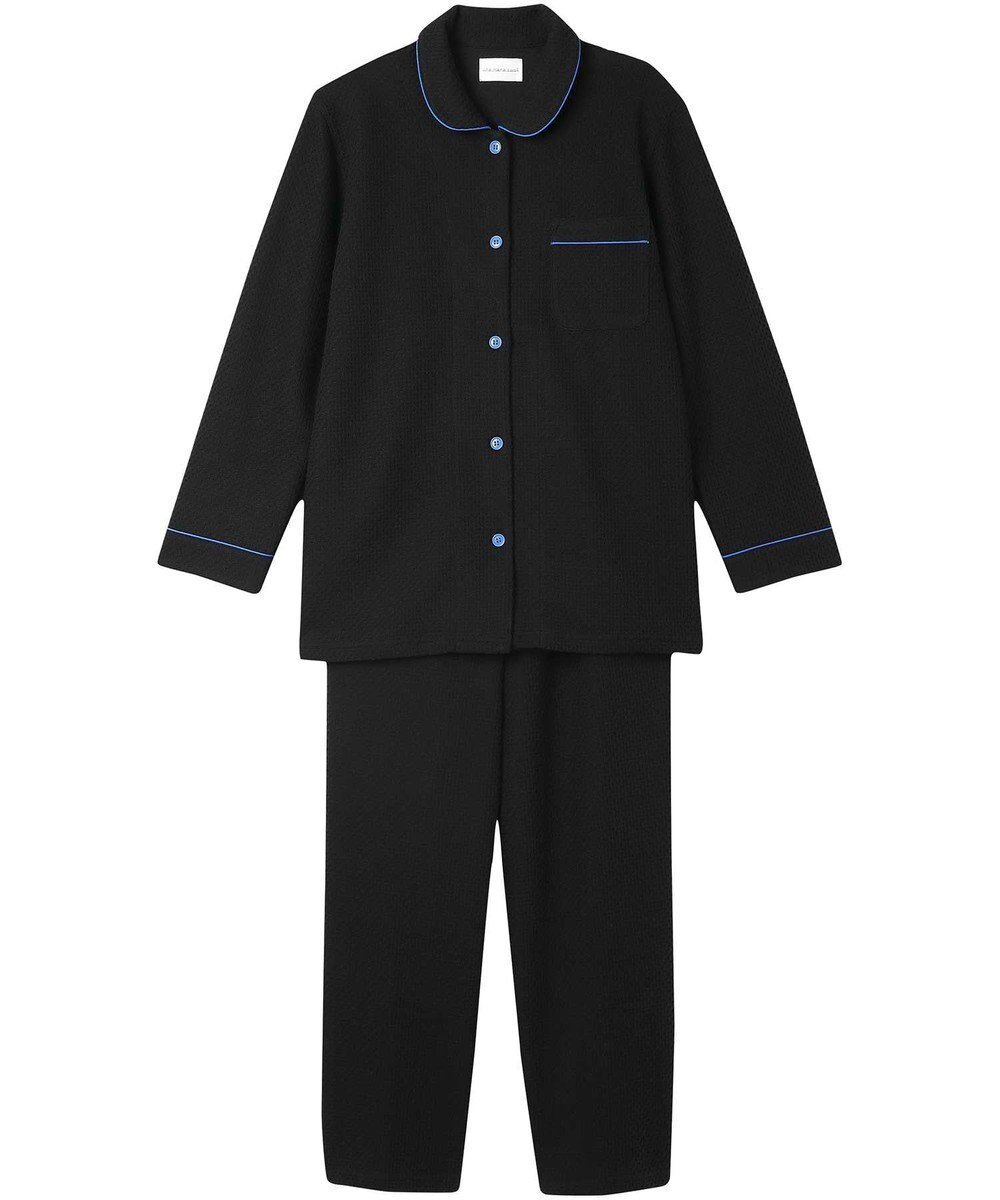 【ウンナナクール/une nana cool】の【綿混】丸襟ぽこぽこNew Yearパジャマ インテリア・キッズ・メンズ・レディースファッション・服の通販 founy(ファニー) ファッション Fashion レディースファッション Fashion for Women 長袖 Long Sleeve, Full Sleeve パジャマ Pajamas, Sleepwear ポケット Pocket, Pocket Detail ブラック|ID: prp329100004800193 ipo3291000000034826595