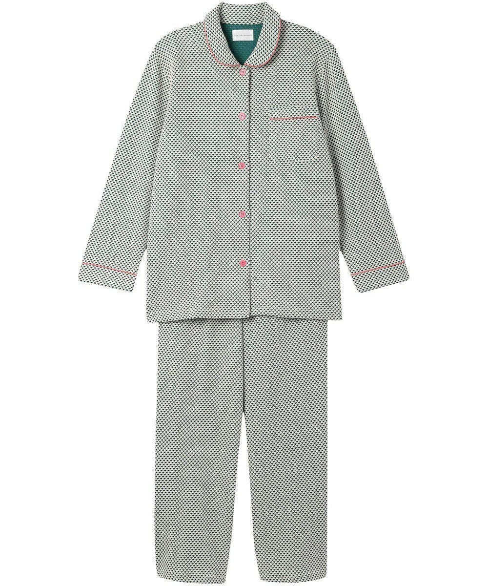 【ウンナナクール/une nana cool】の【綿混】丸襟ぽこぽこNew Yearパジャマ インテリア・キッズ・メンズ・レディースファッション・服の通販 founy(ファニー) ファッション Fashion レディースファッション Fashion for Women 長袖 Long Sleeve, Full Sleeve パジャマ Pajamas, Sleepwear ポケット Pocket, Pocket Detail グリーン|ID: prp329100004800193 ipo3291000000034826597