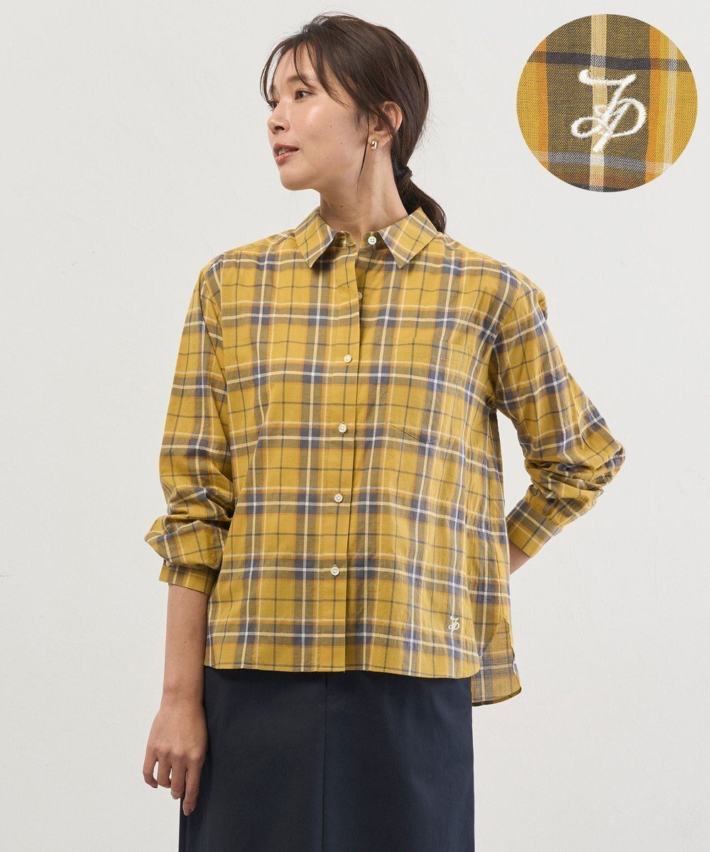 【ジェイ プレス/J.PRESS】の【完全受注生産】ブラウスカスタマイズ シャツ インテリア・キッズ・メンズ・レディースファッション・服の通販 founy(ファニー) ファッション Fashion レディースファッション Fashion for Women トップス・カットソー Cut & Sew Tops シャツ・ブラウス・オフィスカジュアル Elegant Blouses & Button-Ups 春 Spring キュプラ Cupro, Eco Fabric ストライプ Stripe, Striped Pattern ストレッチ Stretch, Stretchy Fabric スリット Slit, Slit Detail タオル Towel, Bath Towel チェック Check, Plaid, Tartan ハンカチ Handkerchief, Hanky バランス Balance, Style Balance ボトム Bottoms, Lower Wear モノトーン Monotone, Black and White ワッシャー Washer, Crinkled Finish S/S・春夏 SS, Spring/Summer, Warm Season 夏 Summer ブランドロゴ×イエローチェック系|ID: prp329100004800194 ipo3291000000034826607