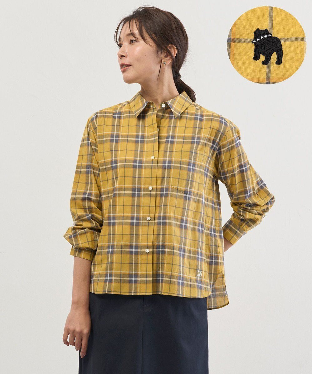 【ジェイ プレス/J.PRESS】の【完全受注生産】ブラウスカスタマイズ シャツ インテリア・キッズ・メンズ・レディースファッション・服の通販 founy(ファニー) ファッション Fashion レディースファッション Fashion for Women トップス・カットソー Cut & Sew Tops シャツ・ブラウス・オフィスカジュアル Elegant Blouses & Button-Ups 春 Spring キュプラ Cupro, Eco Fabric ストライプ Stripe, Striped Pattern ストレッチ Stretch, Stretchy Fabric スリット Slit, Slit Detail タオル Towel, Bath Towel チェック Check, Plaid, Tartan ハンカチ Handkerchief, Hanky バランス Balance, Style Balance ボトム Bottoms, Lower Wear モノトーン Monotone, Black and White ワッシャー Washer, Crinkled Finish S/S・春夏 SS, Spring/Summer, Warm Season 夏 Summer ハンサムダン×イエローチェック系|ID: prp329100004800194 ipo3291000000034826612