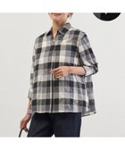 【ジェイ プレス/J.PRESS】の【完全受注生産】ブラウスカスタマイズ プルオーバー ブランドロゴ×モノトーンチェック系|ID: prp329100004800195 ipo3291000000034826621